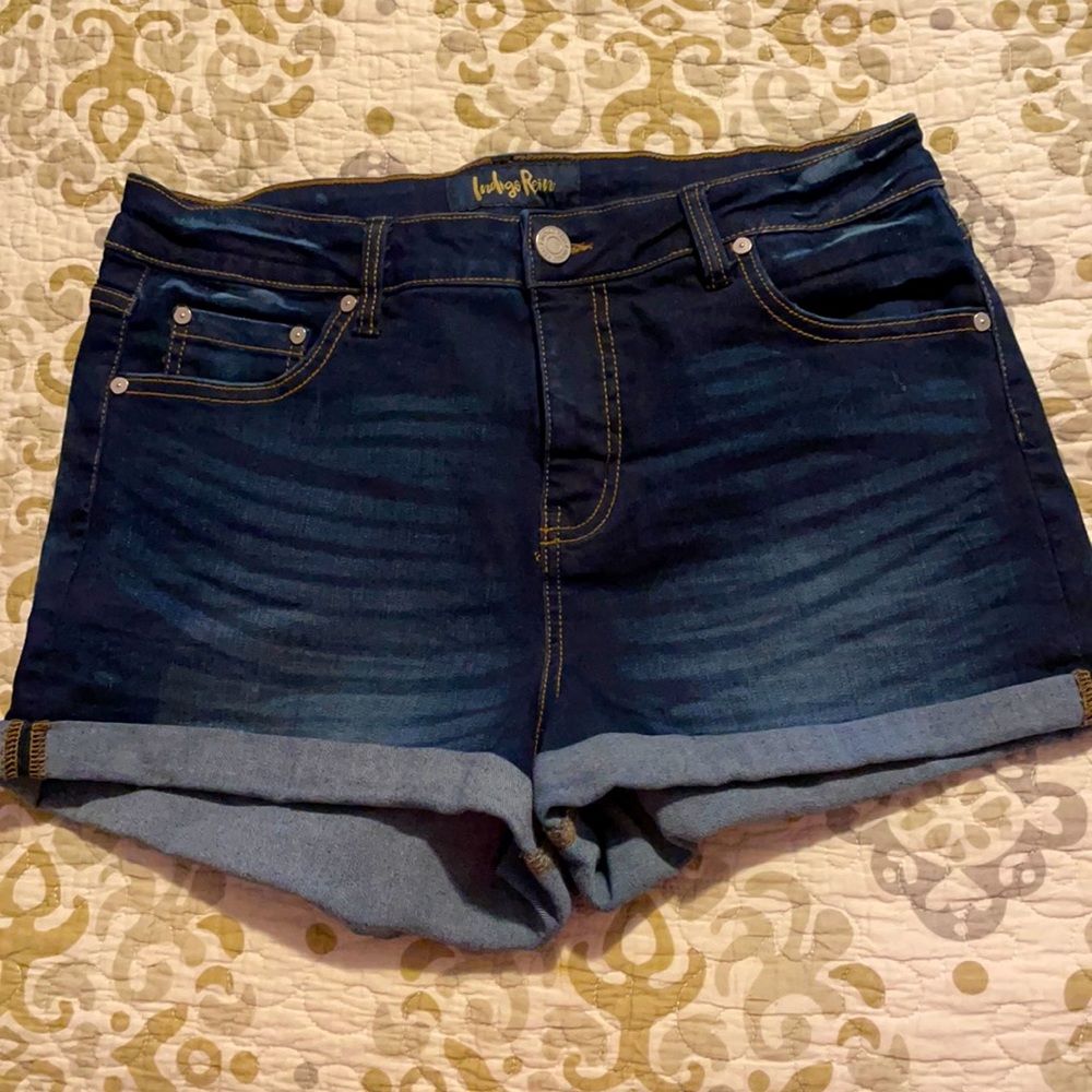 Denim shorts